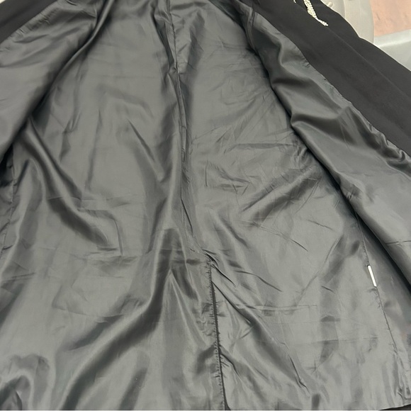 💎Forever 21 Black Blazer with Silver Embellishments Large Ladies - Picture 4 of 10